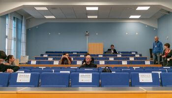 But at least she did not have to present her PhD thesis to an entirely empty auditorium: a small team of nearest friend and colleagues were able to cheer Anne on in real life.&amp;#160;