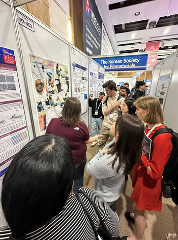 Hanna decided to tell about her research related to problems caused by the interaction between salivary proteins and dental zirconia in the form a comic. This approach turned out to be a very effective way to attract the interest of biomaterials researcher across different disciplines.&amp;#160;