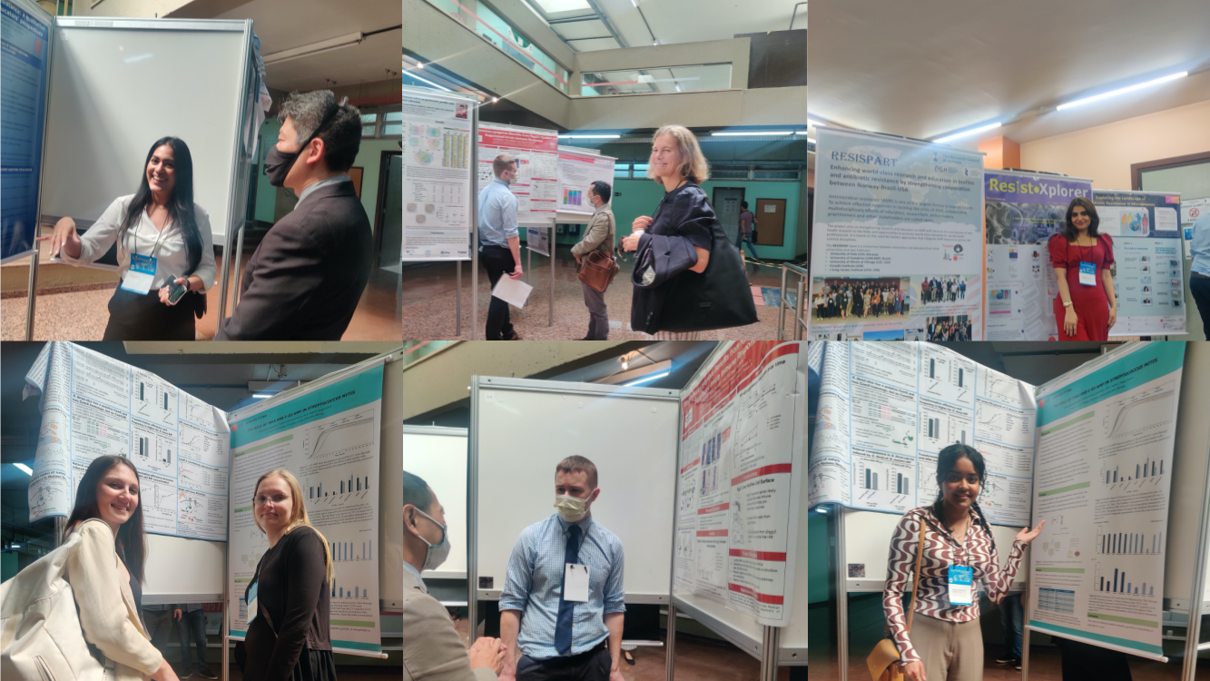 Students and postdoctoral students presented and discussed their work during the poster session